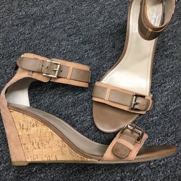 cork ankle strap sandals